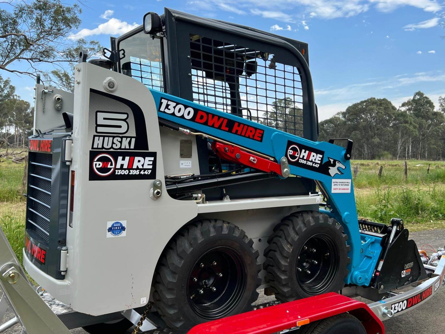 Toyota Huski 5SDK5 Skid Steer Loader For Hire - DWL Hire