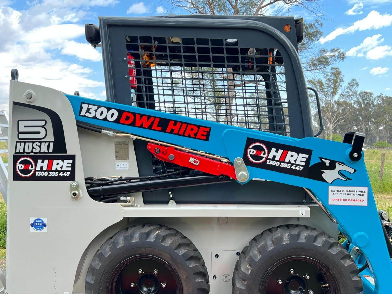 Toyota Huski 5SDK5 Skid Steer Loader For Hire - DWL Hire